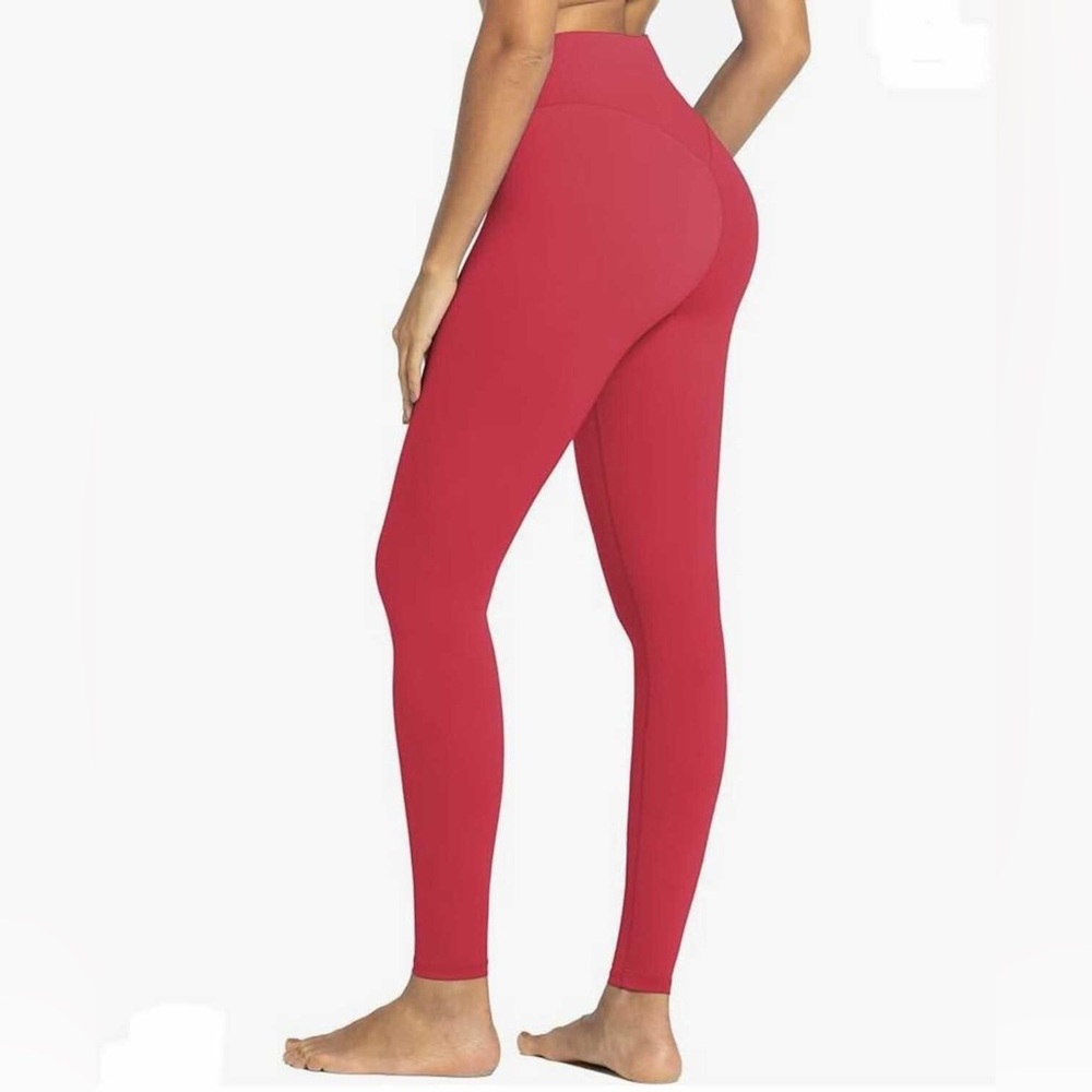 NEW Womens Workout Yoga Leggings Pants Size Medium High Waisted Tummy Control